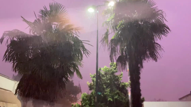 Heavy rain and strong winds were effective in Istanbul