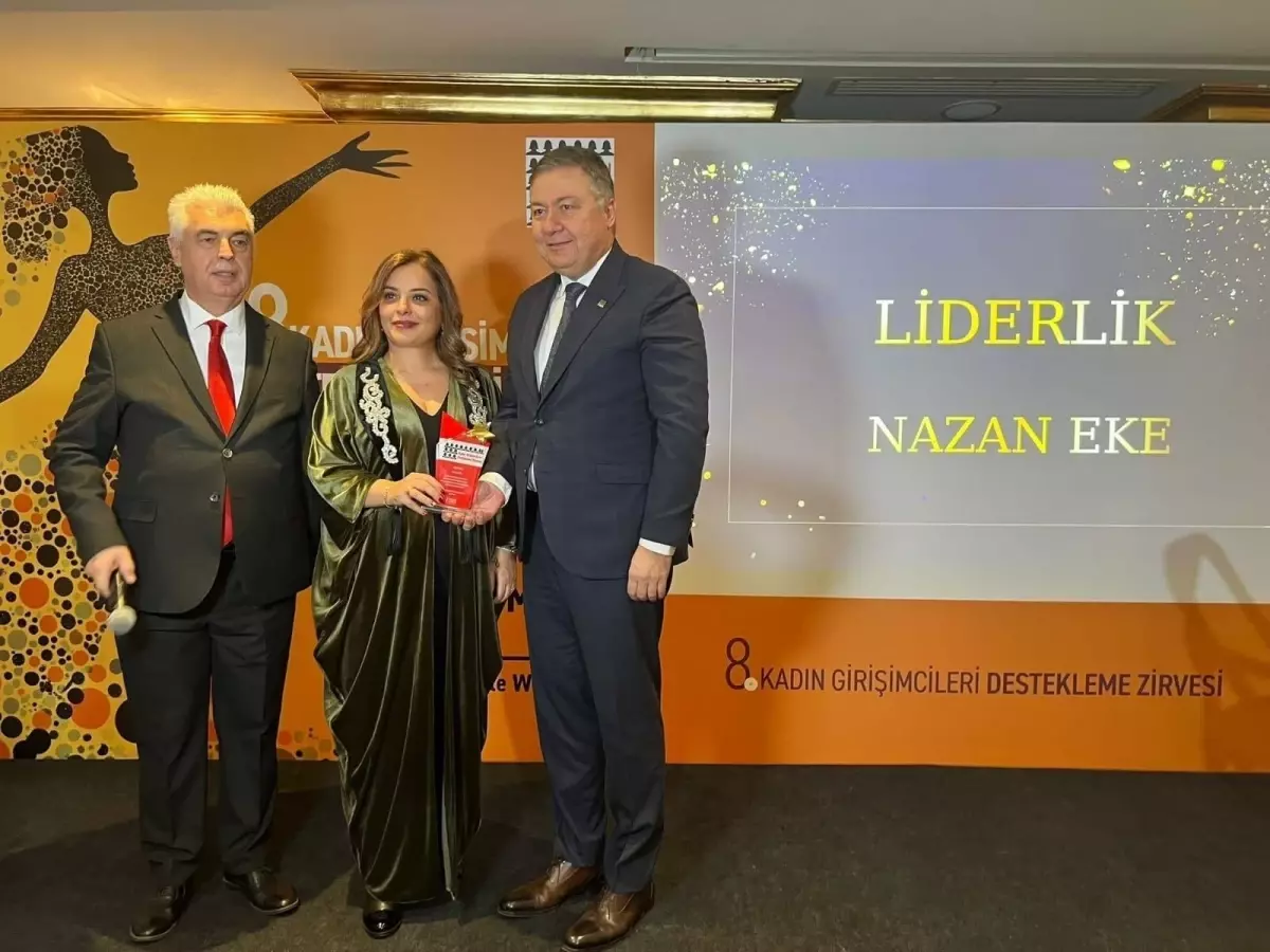 Nazan Eke'ye kadın girişimciliğinde liderlik ödülü: Alyalina ile ilham veren başarı
