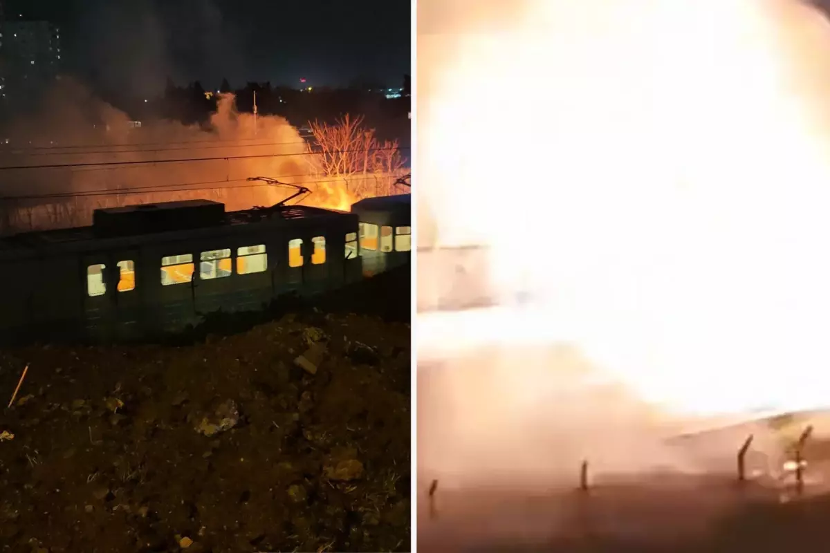 Yenibosna Metro İstasyonu'nda yangın paniği