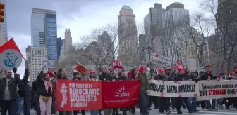 ABD'nin New York kentinde binlerce kişi, ICE yetkilisinin bir kadını öldürmesini protesto etti