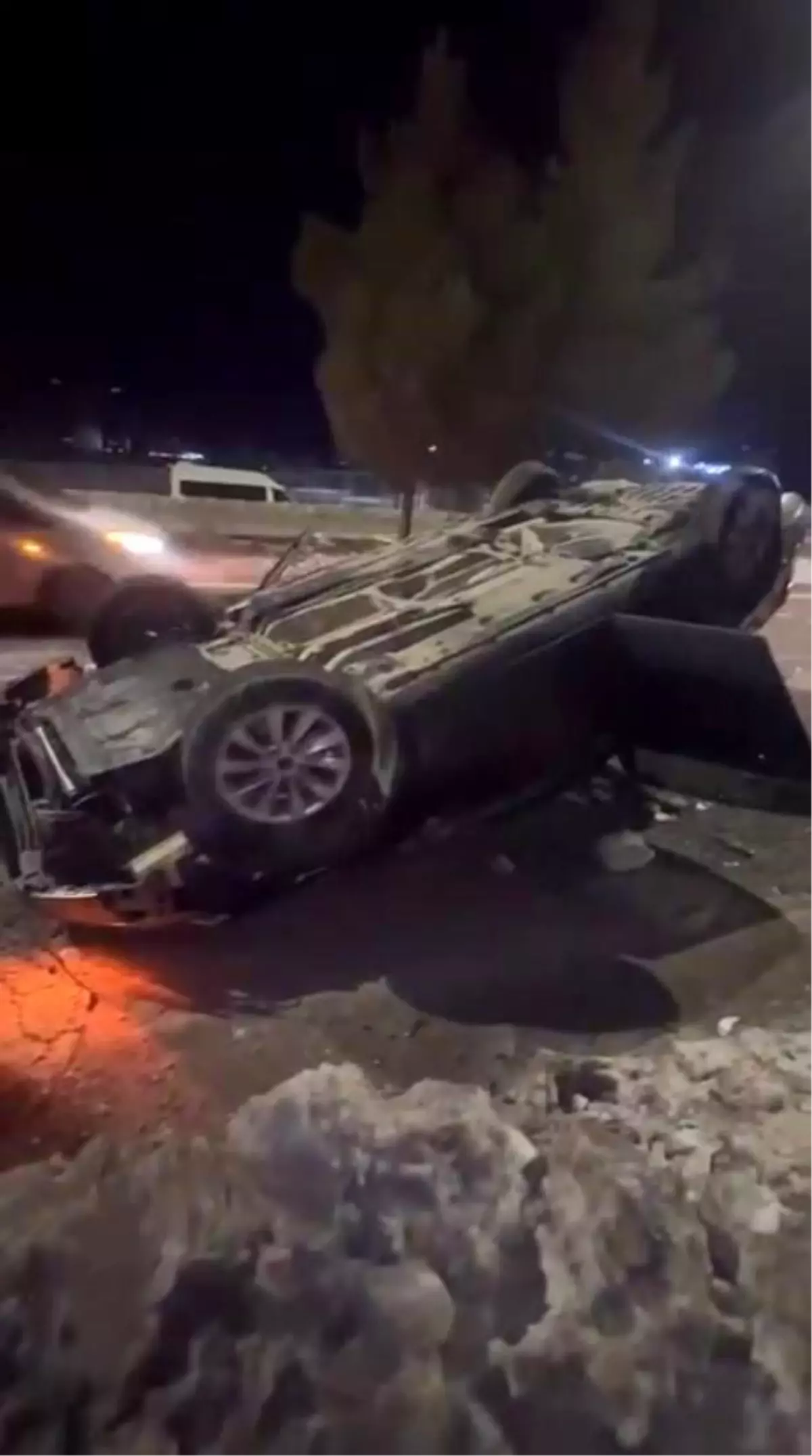 Buzlanma kazayı beraberinde getirdi