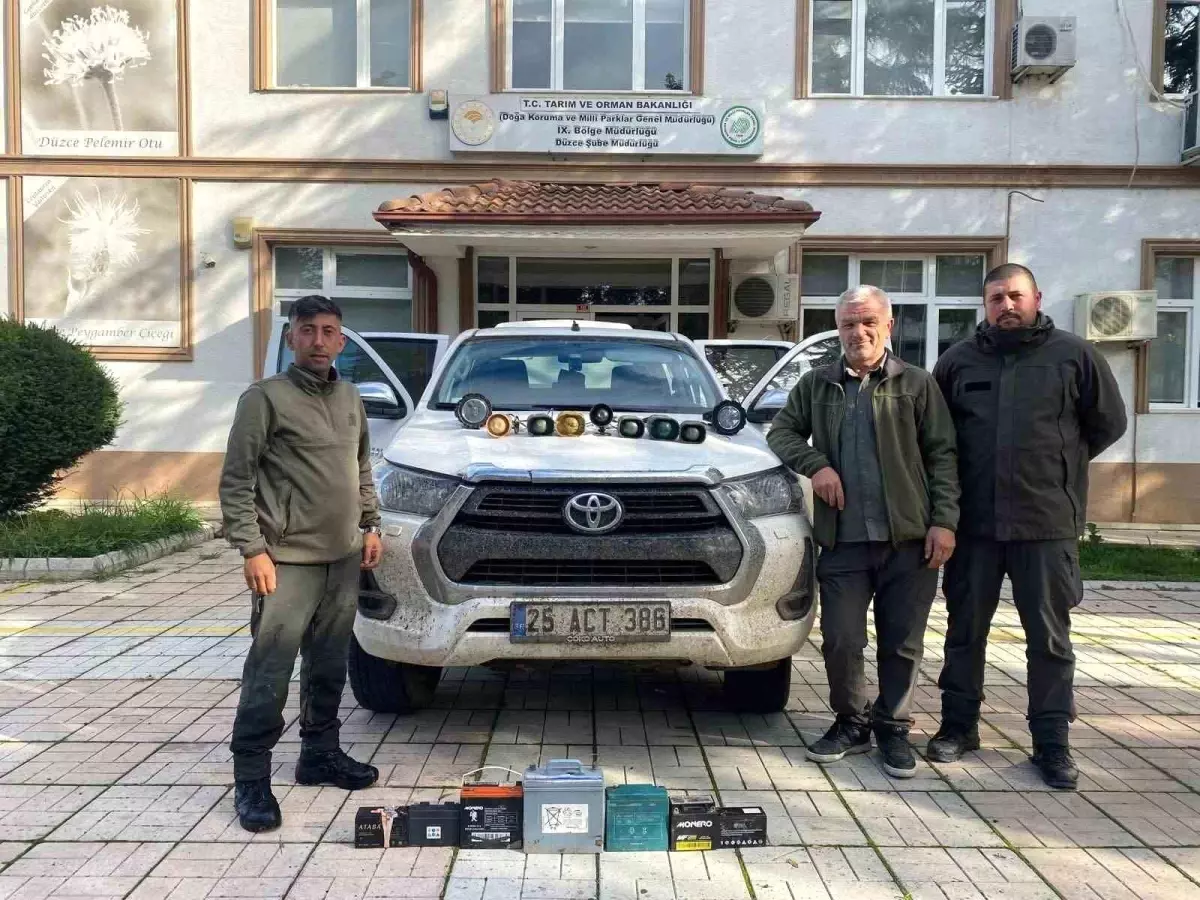 Düzce'de kanunsuz ava geçit yok