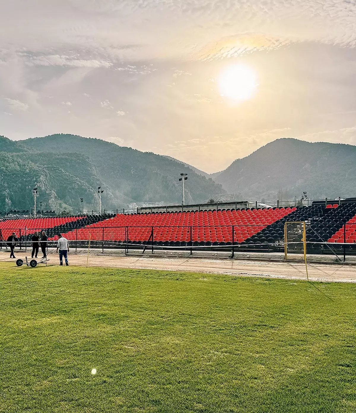 Fethiye'de tarihi maç günü