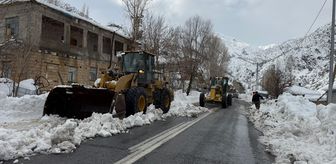 Hakkari-Şırnak kara yoluna düşen çığlar temizlendi