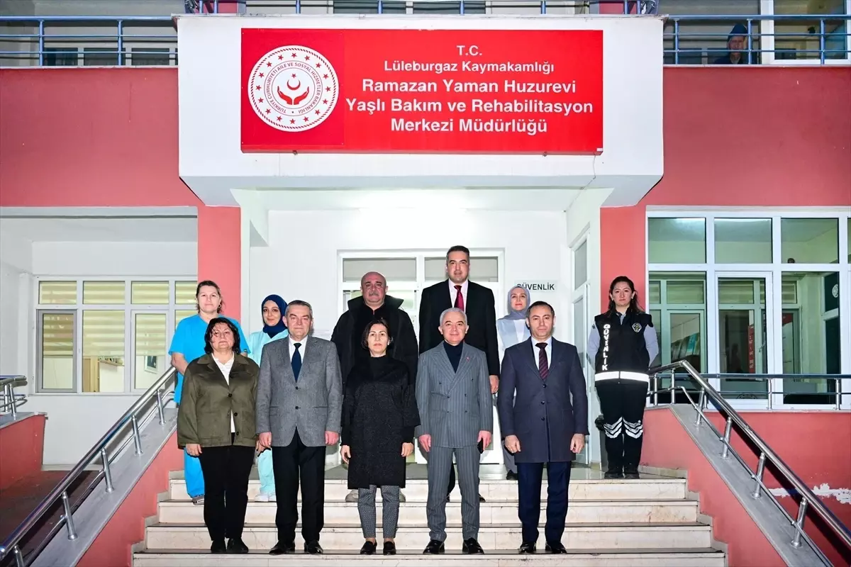 Kırklareli Valisi Turan, Lüleburgaz Ramazan Yaman Huzurevini ziyaret etti