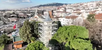 Kocaeli'nin simgelerinden tarihi saat kulesinin restorasyonunda sona gelindi