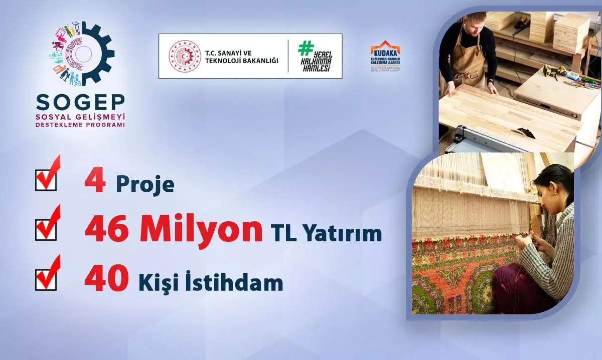 Kudaka'dan sosyal kalkınmaya 46 Milyon TL'lik yatırım