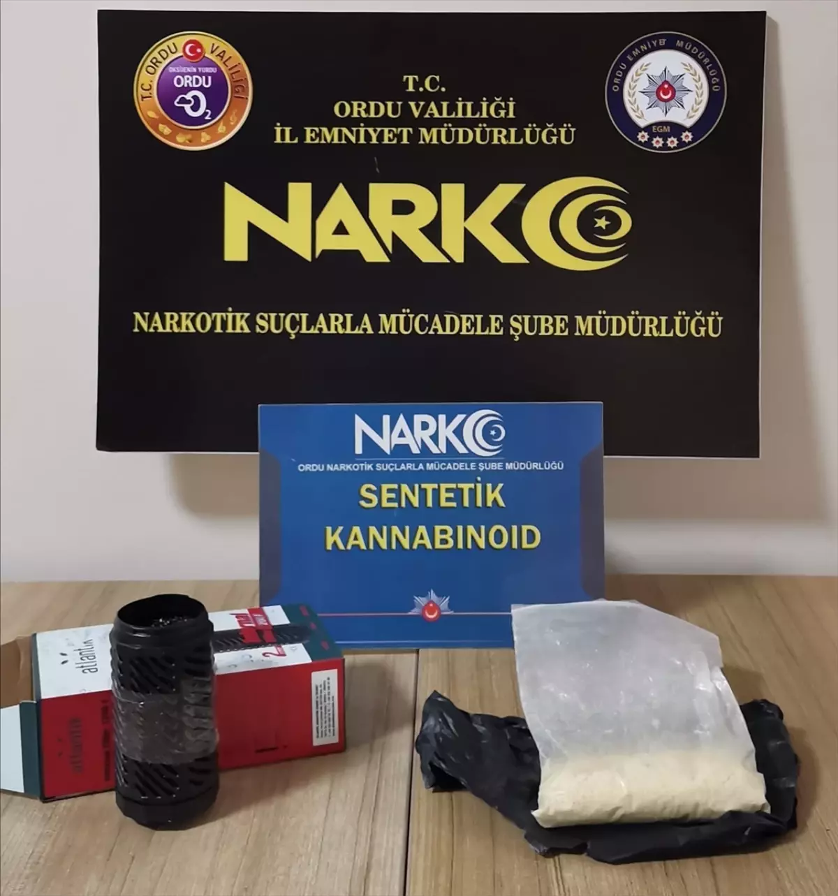 Ordu'da yolcu otobüsünde uyuşturucuyla yakalanan zanlı tutuklandı