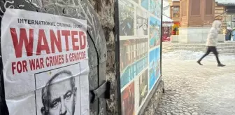 Saraybosna'da, 'Binyamin Netanyahu, aranıyor, savaş suçları ve soykırımdan' afişleri asıldı