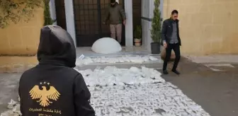 Suriye'nin Şam kırsalında 650 bin uyuşturucu hap ele geçirildi