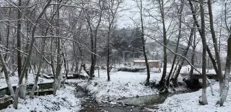 Tekirdağ'ın yüksek kesimlerinde kar yağışı etkisini sürdürüyor