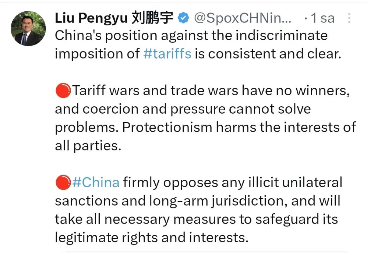 Çin'den Trump'ın İran ile iş yapan ülkelere yüzde 25 gümrük vergisi uygulama kararına tepki