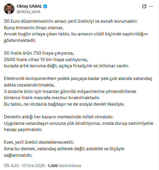 cumhurbaskani basdanismani oktay saral dan gumruk 19458333 6151 m