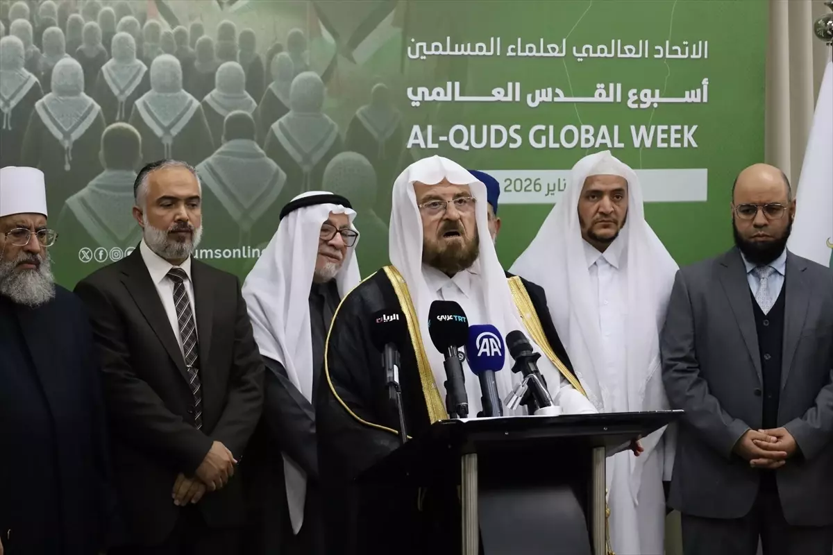 Dünya Müslüman Alimler Birliği'nden 'Dünya Kudüs Haftası' çağrısı