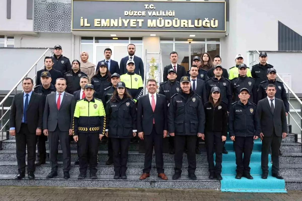 Düzce Valisi Aslan'dan veda ziyaretleri