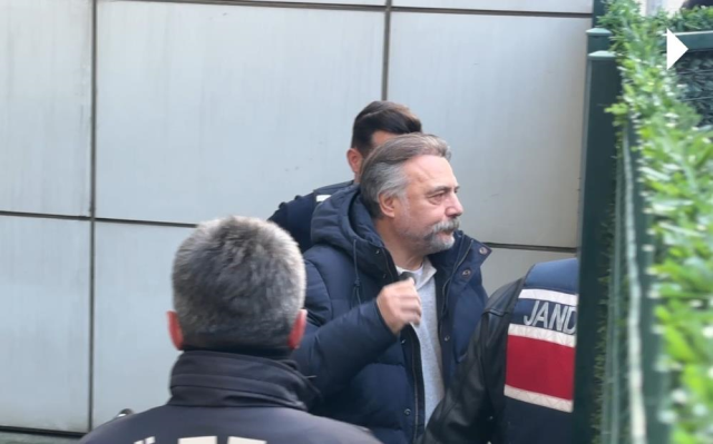 First image of Oktay Kaynarca and Emel Müftüoğlu in custody