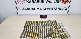 Karabük'te düzenlenen uyuşturucu operasyonunda 1276 sentetik ecza ele geçirildi
