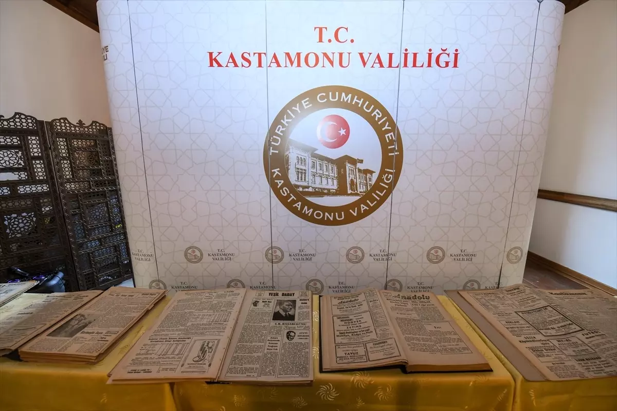 Kastamonu'da Basın Tarihi Sergisi açıldı