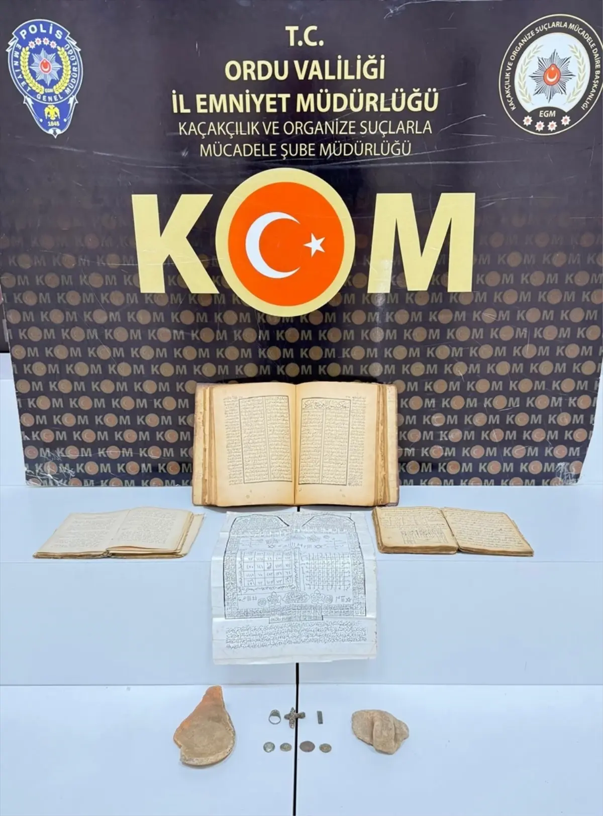 Ordu'da tarihi eser niteliğinde olduğu değerlendirilen doküman ele geçirildi