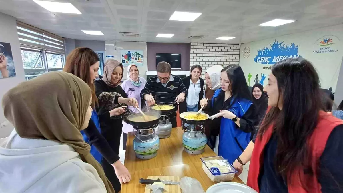 Yöresel lezzetler atölyesinde kuymak keyfi