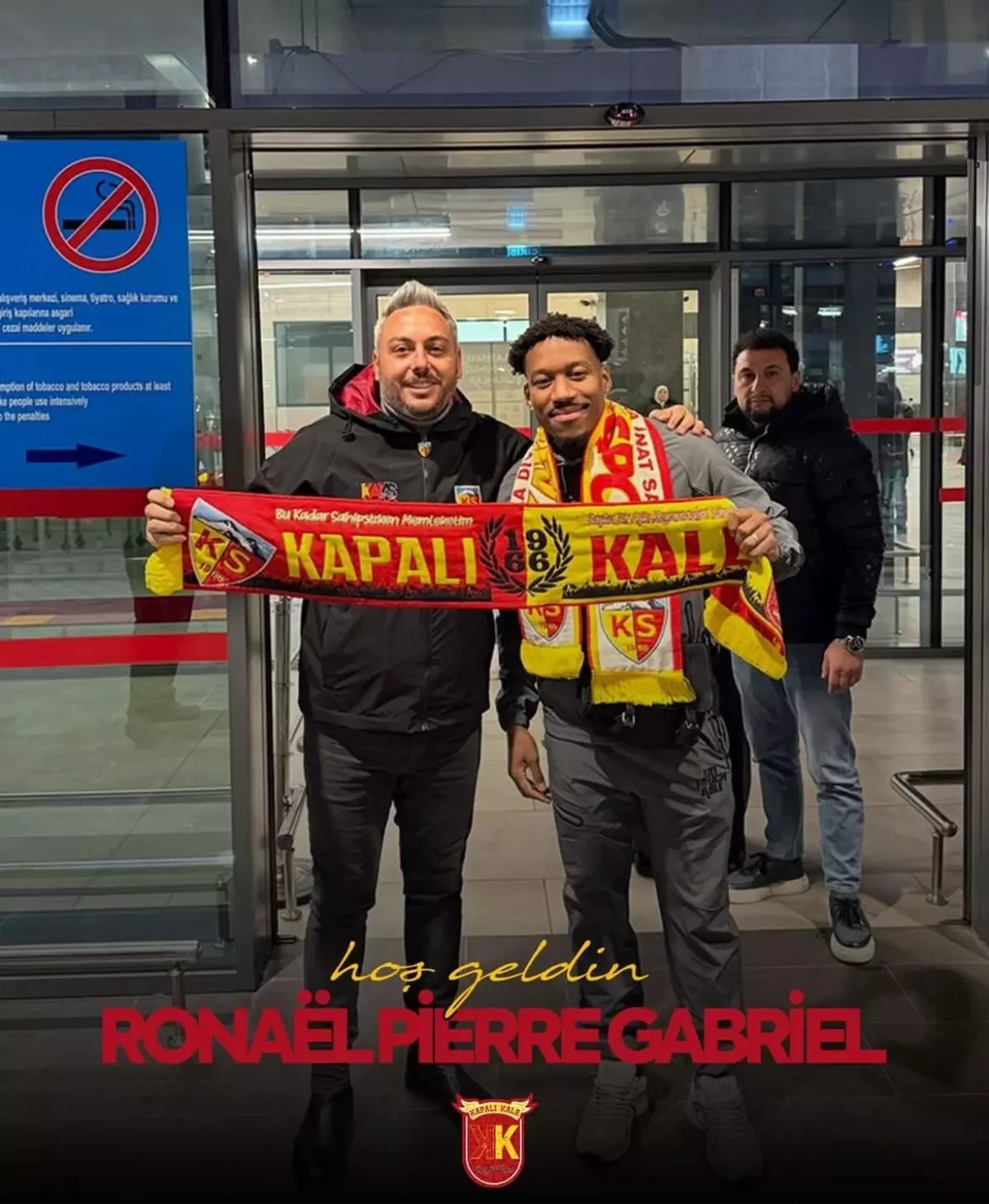 Zecorner Kayserispor'un yeni transferi Ronael Pierre-Gabriel kente geldi
