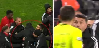 Zor tuttular! Burak Yılmaz hakeme saldırmaya kalktı