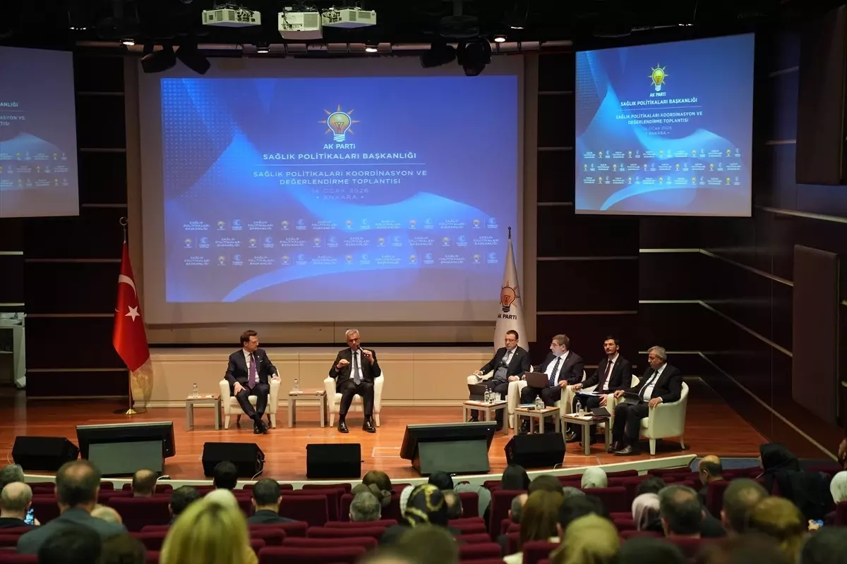AK Parti Sağlık Politikaları Koordinasyon ve Değerlendirme Toplantısı düzenlendi
