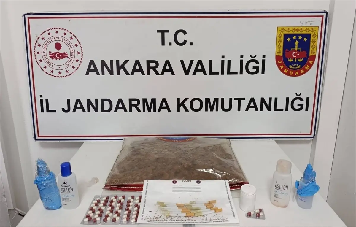 Ankara'da uyuşturucu operasyonunda 1 kişi yakalandı
