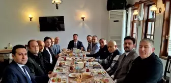 Beypazarı Belediye Başkanı Kasap, oda başkanı ve başkan adaylarıyla buluştu