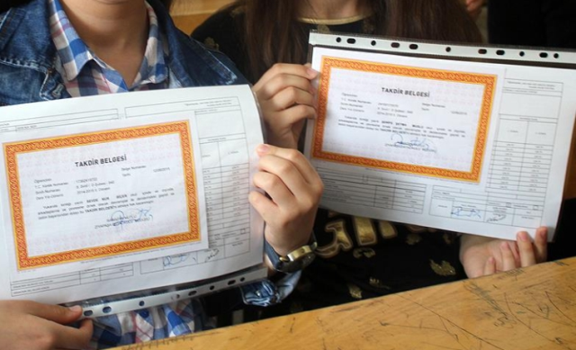 Bir dersten kalınca belge alınır mı, tek dersten kalınca takdir – teşekkür alınır mı?