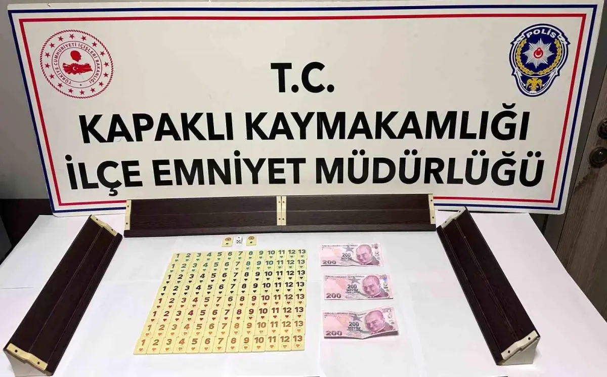 Çayevinde kumar operasyonu: 46 bin lira ceza yediler