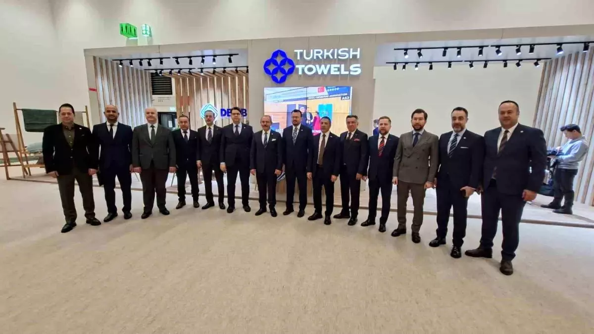 Denizli ev tekstili Almanya'da kurulan dünya sahnesinde tanıtılıyor