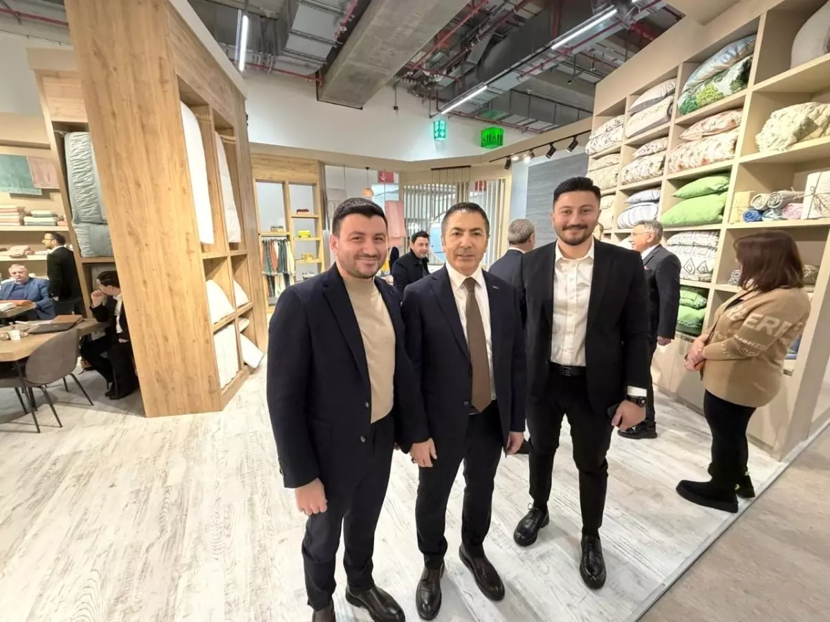 DTO Başkanı Erdoğan, 2026 Heimtextil Fuarında Denizlili firmaları yalnız bırakmadı