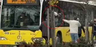 İETT şoförü otobüsü yolda bırakıp camdan atlayarak kavgaya karıştı