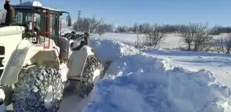 Malatya'da kar nedeniyle kapanan 66 mahallenin yolu açıldı