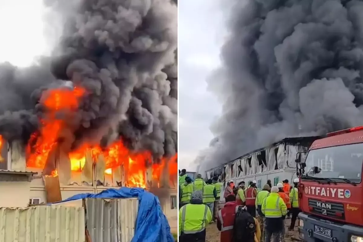 Sakarya'da şehir hastanesi yangınının yeni görüntüleri ortaya çıktı