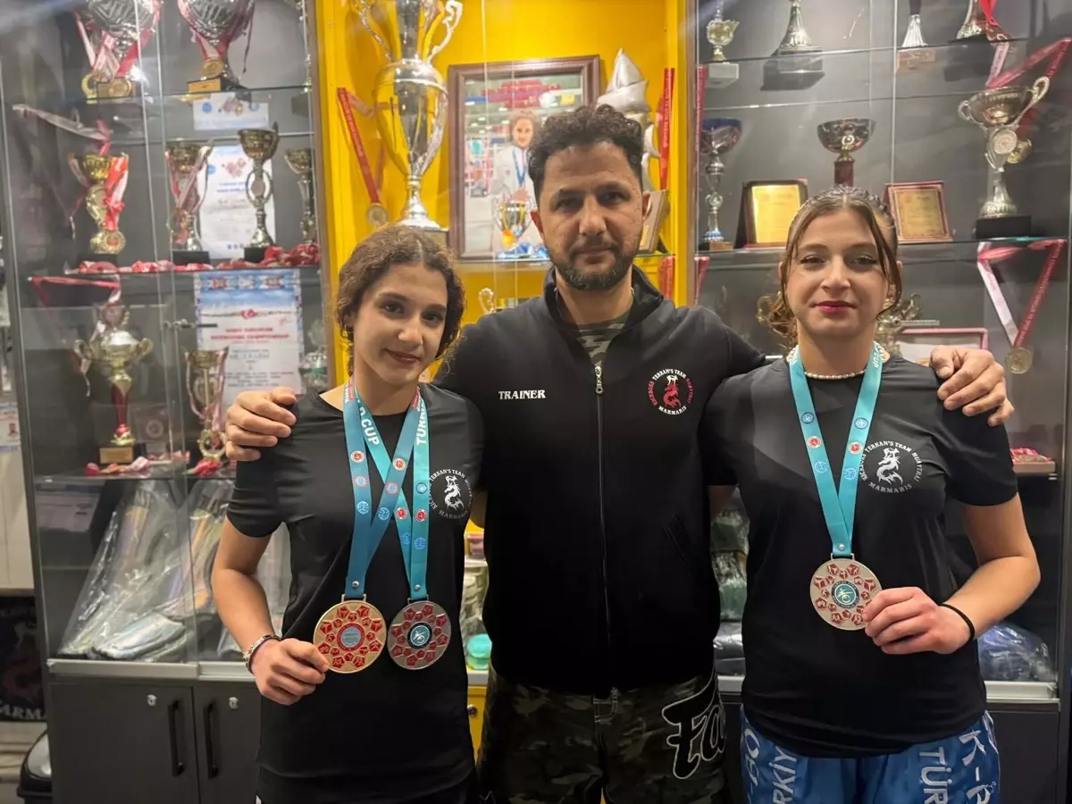 Şampiyon kız kardeşlerin hedefi dünya kupasında altın madalya