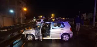 Samsun'da iki otomobil çarpıştı, 3 kişi yaralandı