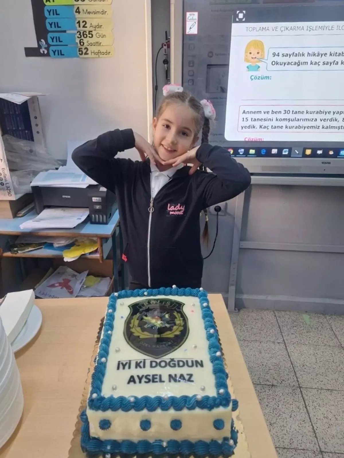 Şehit Polis Memurunun Kızı İçin Sürpriz Doğum Günü Kutlaması