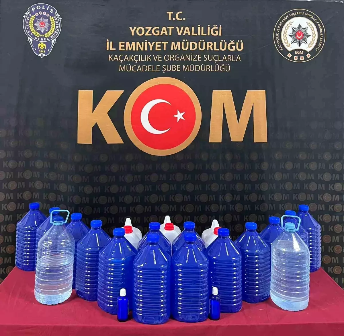 Yozgat'ta kaçak alkol yakalandı