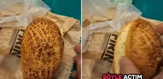 Aldığı poğaçanın içini açan vatandaş isyan etti