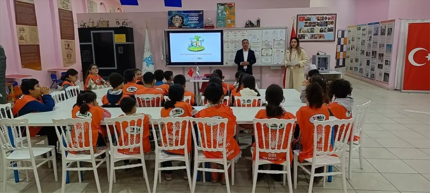 Cizre'de öğrencilere iklim değişikliği eğitimi