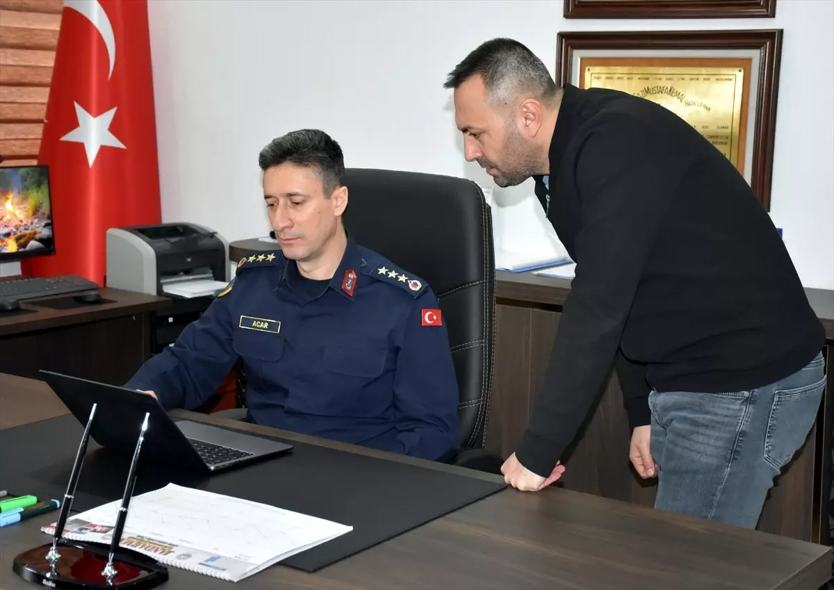 Kırıkkale İl Jandarma Komutanı Acar, AA'nın "Yılın Kareleri" oylamasına katıldı