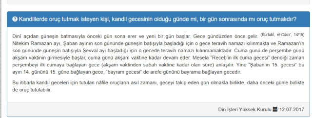 Miraç Kandili'nde oruç tutulur mu (DİYANET)? Miraç Kandili'nde oruç tutulur mu (DİYANET)?