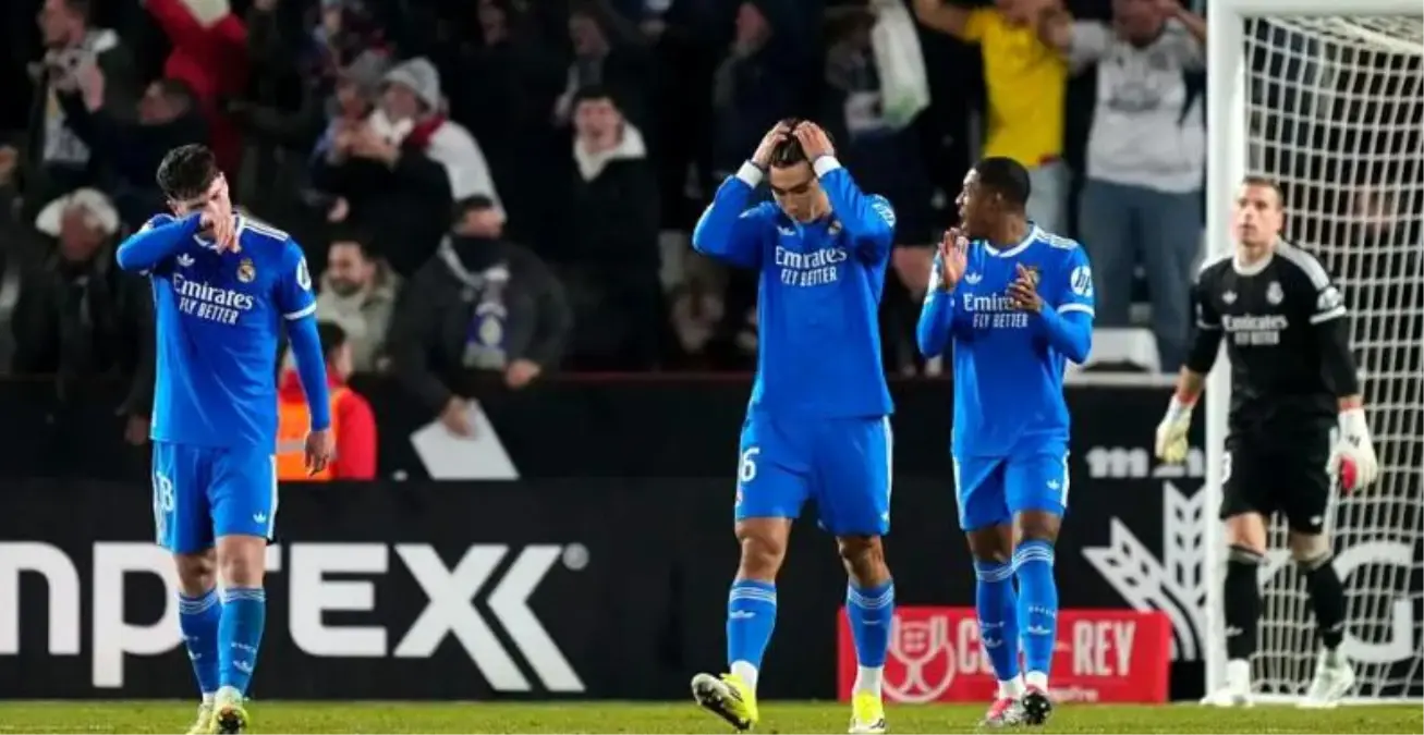 Real Madrid ikinci lig takımı Albacete'ye yenilerek Kral Kupası'ndan elendi