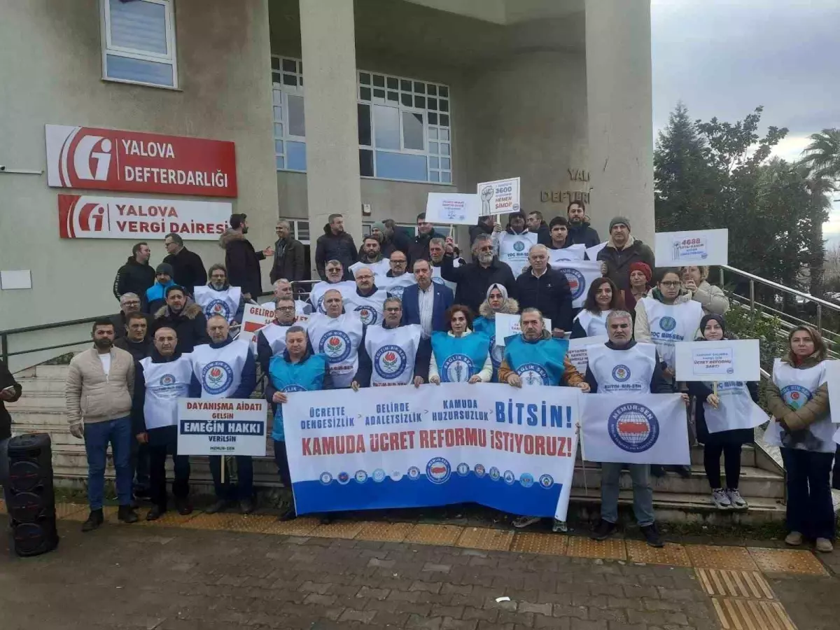 Yalova'da kamuda ücret eşitsizliğine dikkati çektiler