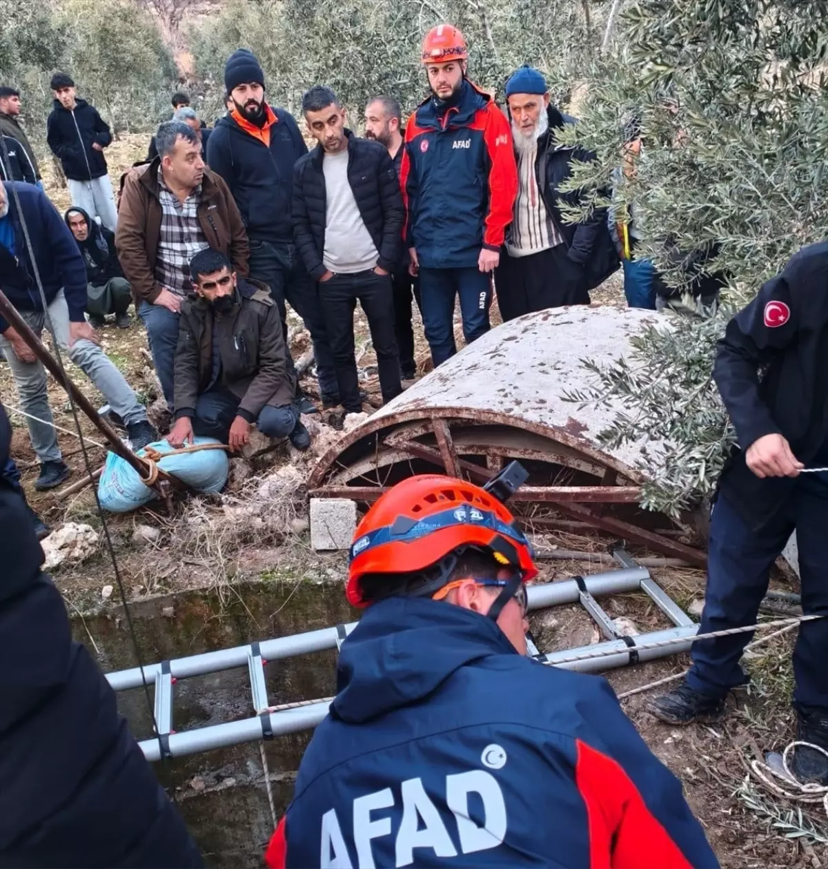 Adıyaman'da su kuyusuna düşen kişi kurtarıldı