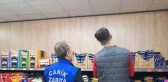 Canik Belediyesi Zabıta Müdürlüğü ekiplerinden zincir marketlere denetim