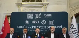 İstanbul'da 'Kudüs ve Filistin Dersleri' kitabının tanıtımı yapıldı
