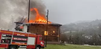 Karabük'te tarihi cami yangında kullanılamaz hale geldi